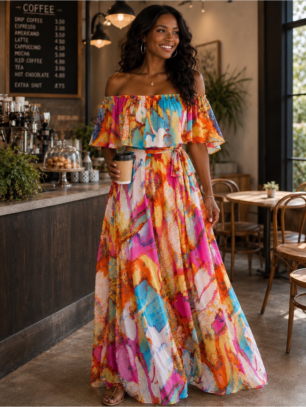 New Spyzone Exchange Off Shoulder Maxi Dress - Size Small – Fits Up To Large